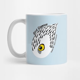 Snowy Owl (Large Text) Mug